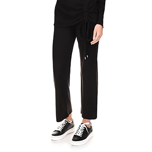 Michael Kors Ribbed Kick-Flare Pants In Black - L - Picture 2 of 3